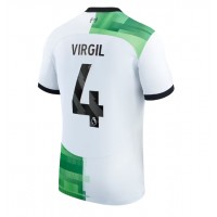 Koszulka piłkarska Liverpool Virgil van Dijk #4 Strój wyjazdowy 2023-24 tanio Krótki Rękaw